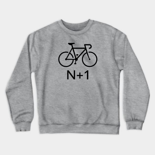 N+1 Bike Crewneck Sweatshirt by esskay1000